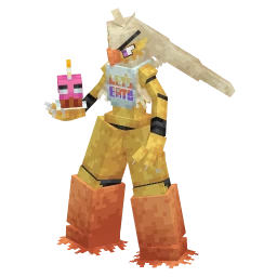 Blaziken with the FNAF Bundle skin