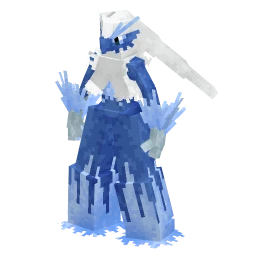 Blaziken with the Permafrost Collection skin