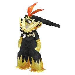 Blaziken with the Mega Z-A Crate skin