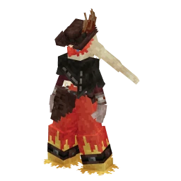 Blaziken with the Wild West Crate skin