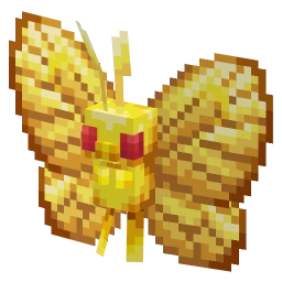 Butterfree with the Gold Skin skin