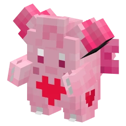 Clefairy with the Valentine's 2025 Collection skin