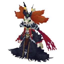 Delphox with the Eclipsed Kingdoms Crate skin
