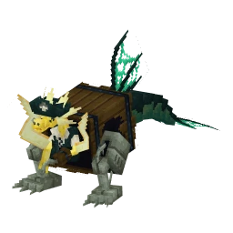 Dracozolt with the Pirates vs Abyss Crate skin