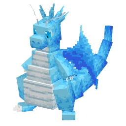 Dragonite with the Permafrost Collection skin