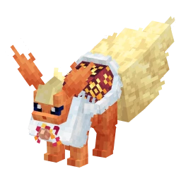 Flareon with the Snowfated Crate skin