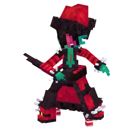 Gallade with the Christmas Punk Bundle skin