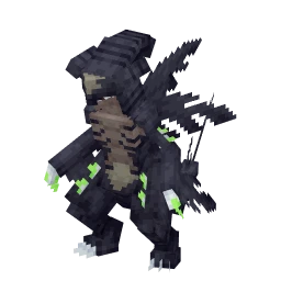 Garchomp with the Cyberspace Odyssey Crate skin