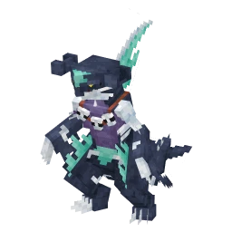 Garchomp with the Haunted Halloween Crate skin