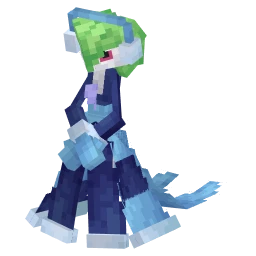 Gardevoir with the Snowday Battle Pass skin