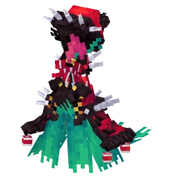 Gardevoir with the Christmas Punk Bundle skin