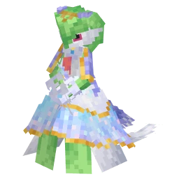 Gardevoir with the Snowfated Crate skin