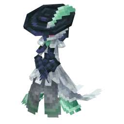 Gardevoir with the Wild West Orange Chroma skin