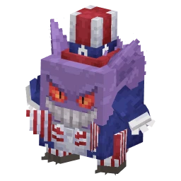 Gengar with the 4th of July 2025 Bundle skin
