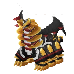 Giratina with the Heroes vs Villains Crate skin