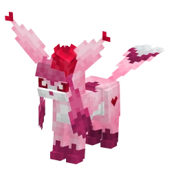Glaceon with the Valentine's 2025 Collection skin
