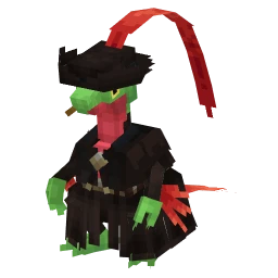 Grovyle with the Wild West Crate skin