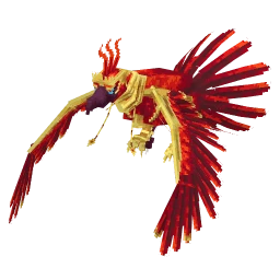 Ho-Oh with the Crimson Emperor Bundle skin