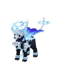Houndoom with the Snowfated Crate skin