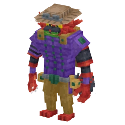 Incineroar with the Steel Ball Bundle skin