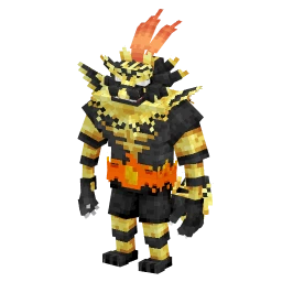 Incineroar with the Mega Z-A Crate skin