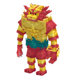 Incineroar with the Year of the Horse Crate skin