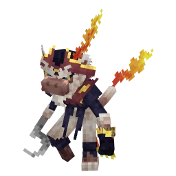 Infernape with the Pirates vs Abyss Crate skin