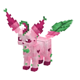 Leafeon with the Valentine's 2025 Collection skin
