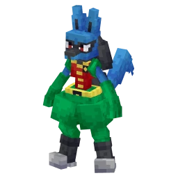 Lucario with the Cartoon Takeover Crate skin