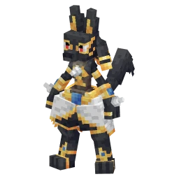Lucario with the Myths & Legends Crate skin