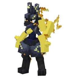 Lucario with the Stormcloud Mini-Crate skin