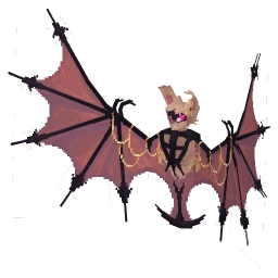 Lunala with the Necrotic Nightmare Crate skin