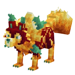 Lycanroc with the Lunar New Year Event skin