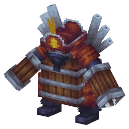 Magmortar with the Pirates vs Abyss Crate skin