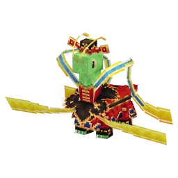 Meganium with the Community Goal 500 skin
