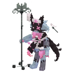 Meowscarada with the Necrotic Nightmare Crate skin