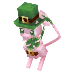 Mew with the St. Patty's Day 2025 skin