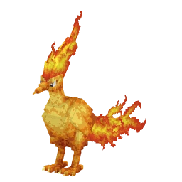 Moltres with the Gold Skin skin