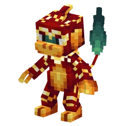 Monferno with the Lunar New Year Event skin