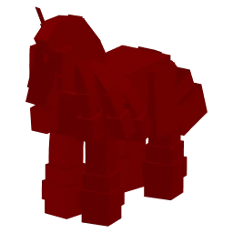 Mudsdale with the Necrotic Nightmare Crate skin
