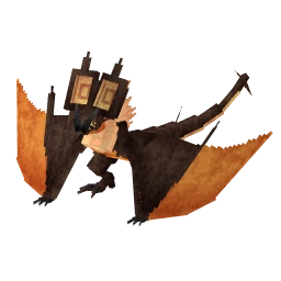 Noivern with the Necrotic Nightmare Crate skin