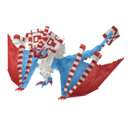 Noivern with the Snowfated Crate skin