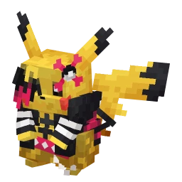 Pikachu with the Pika Punk Bundle skin