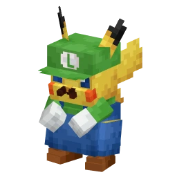 Pikachu with the Digital Expedition Crate skin