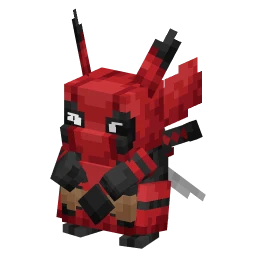 Pikachu with the Heroes vs Villains Crate skin