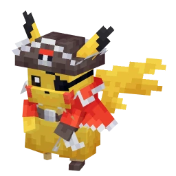 Pikachu with the Rank Rewards skin