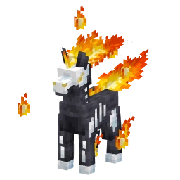 Rapidash with the Haunted Halloween Crate skin
