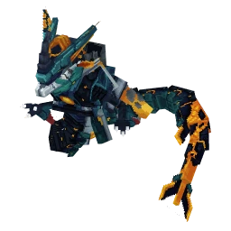 Rayquaza with the Project Terraform Bundle skin