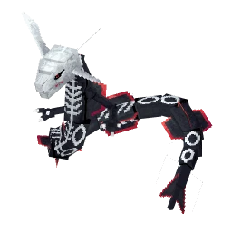 Rayquaza with the Haunted Halloween Crate skin
