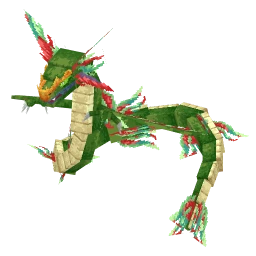 Rayquaza with the Myths & Legends Crate skin
